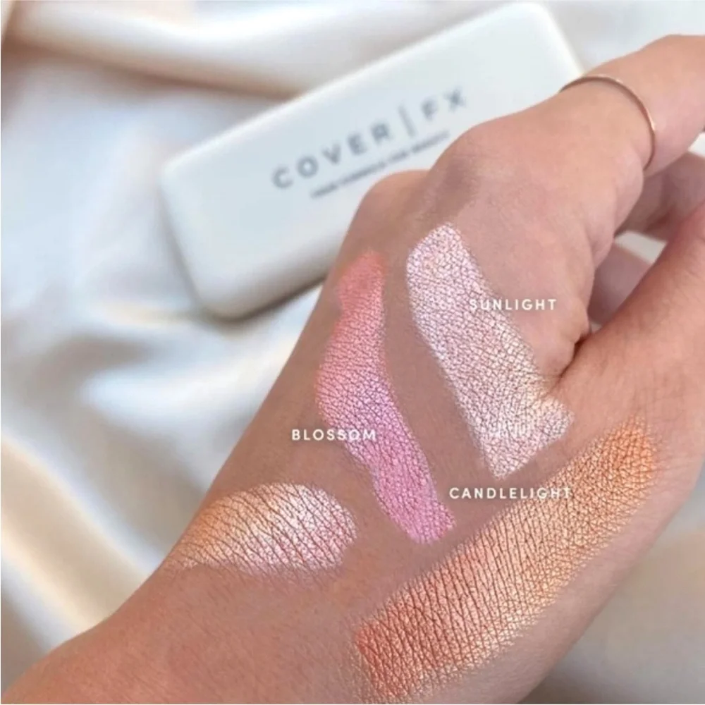 COVER FX ENHANCER PALETTE PINK GOLD HIGHLIGHTER
